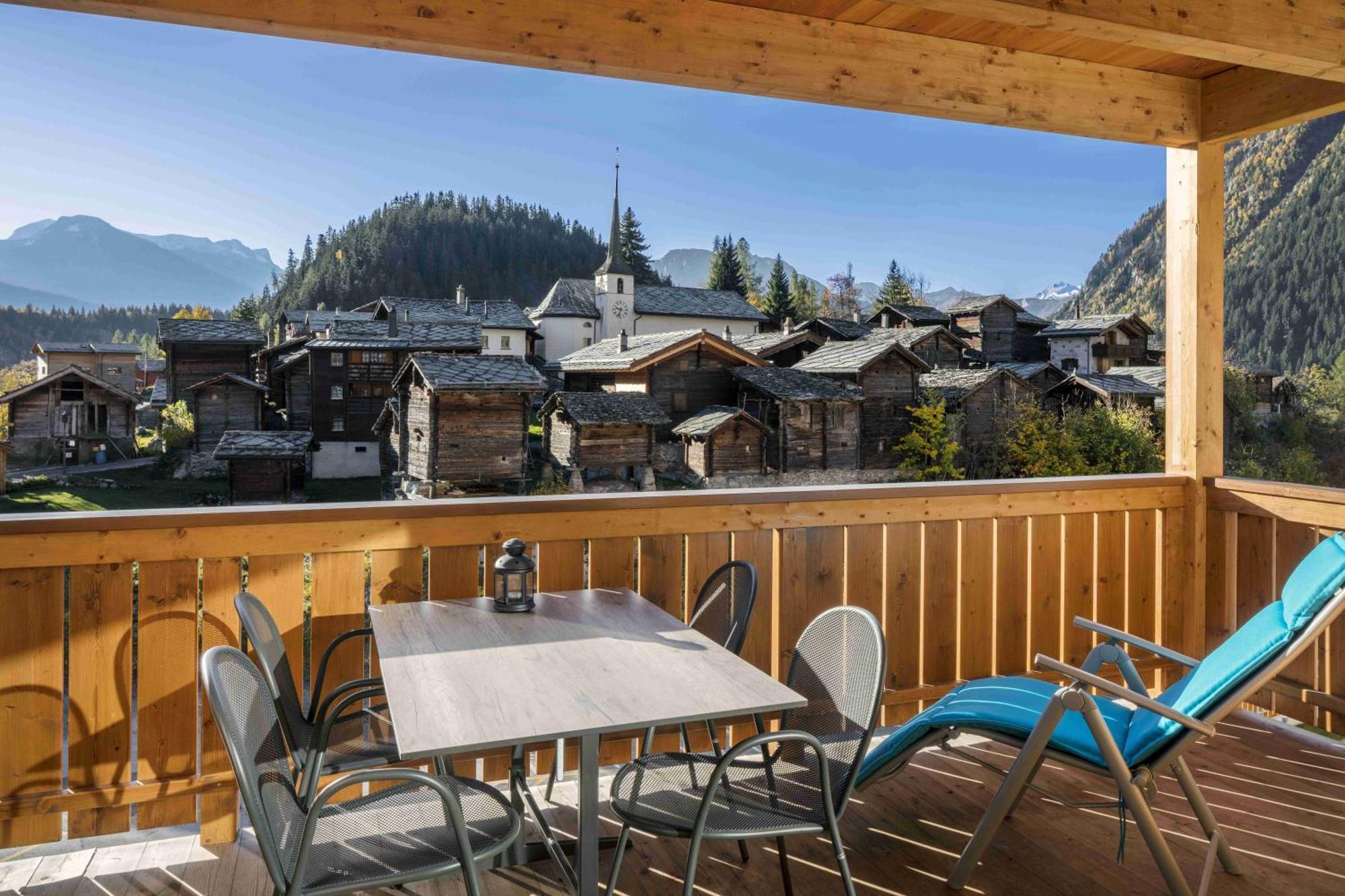 Panorama Apartment Blatten bei Naters Exterior foto